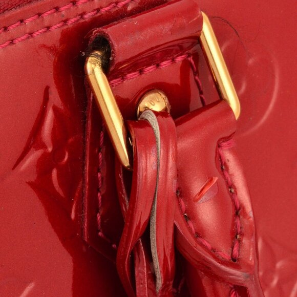 LOUIS VUITTON Red Monogram Alma Bag - Picture 7 of 9